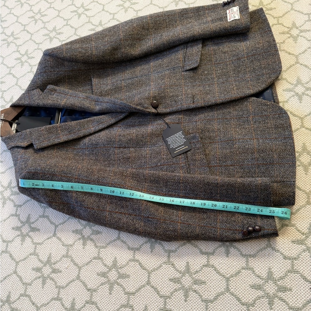 NWT Harris Tweed Blazer Size 46R - Picture 9 of 16